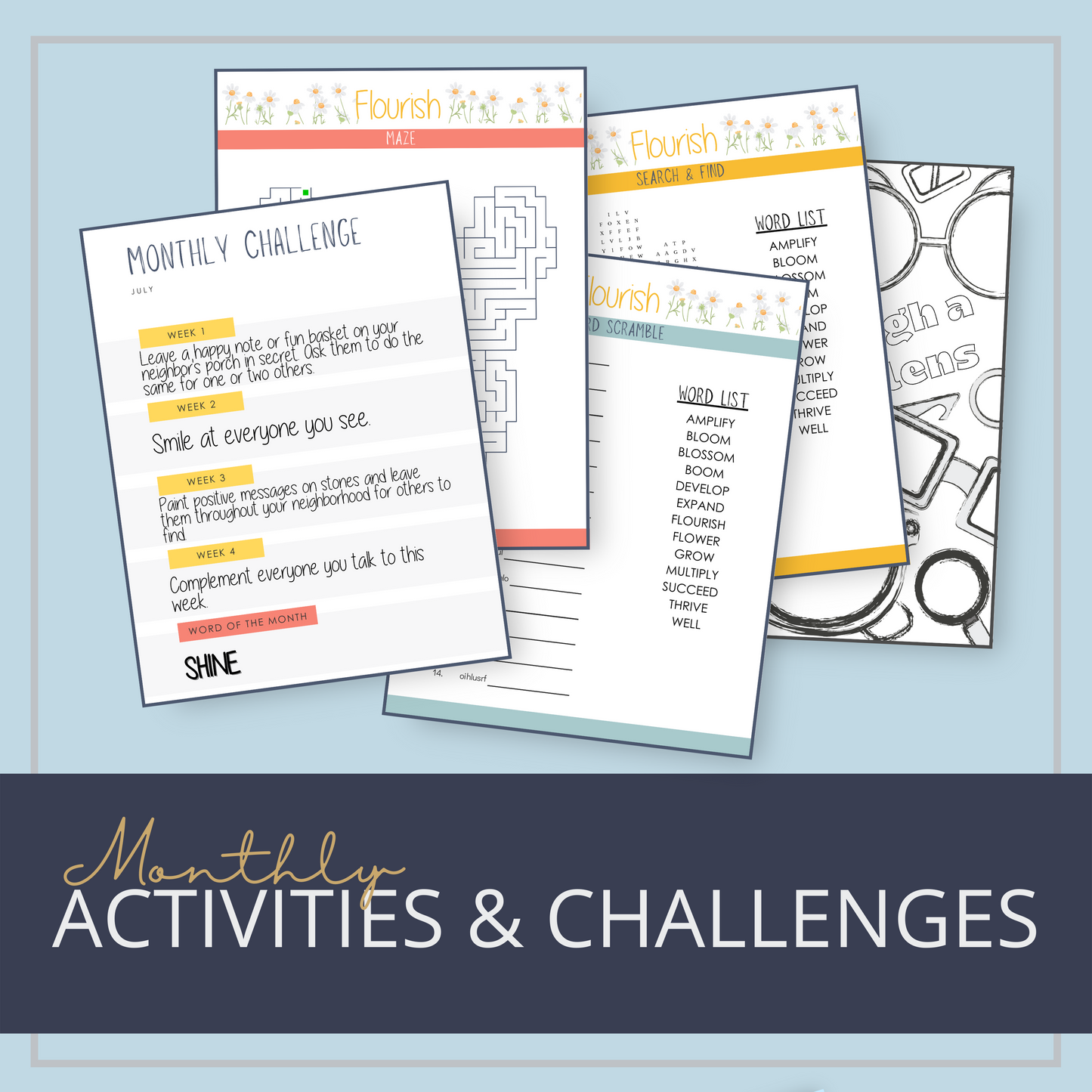 A Year Of Inspiration - Help your kids aspire for more one day at a time.