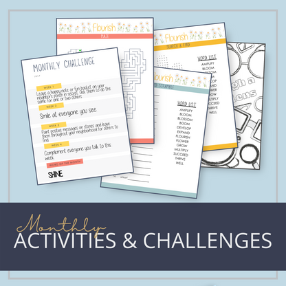 A Year Of Inspiration - Help your kids aspire for more one day at a time.