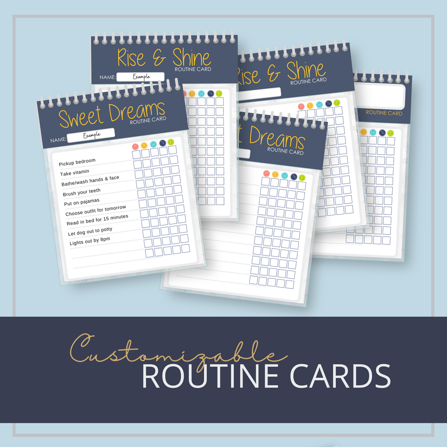The Homeschooler's Chore Board Printable Card Pack