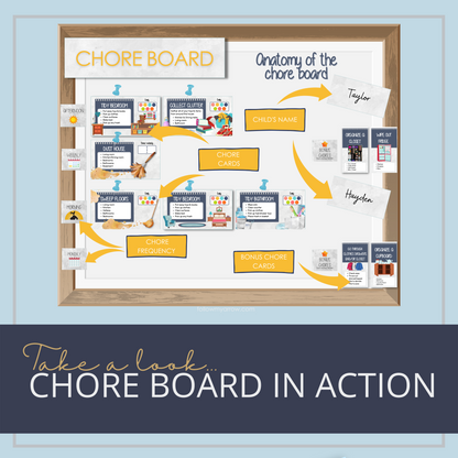 The Homeschooler's Chore Board Printable Card Pack